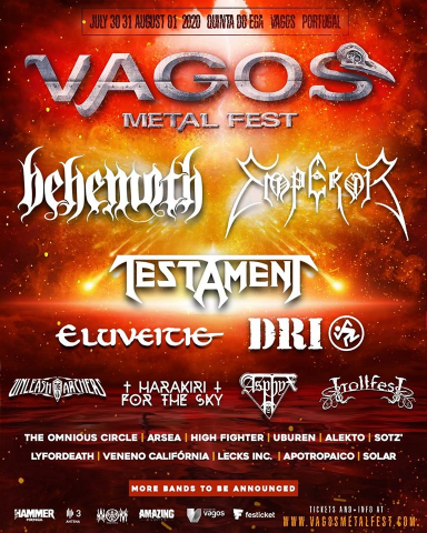 30 Julho - Vagos Metal Fest 2020