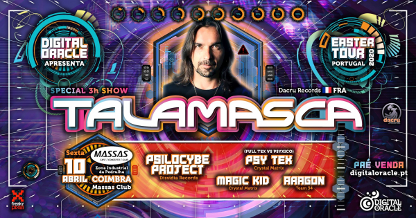 10 de Abril - Talamasca & Psilocybe Project at Massas CLUB