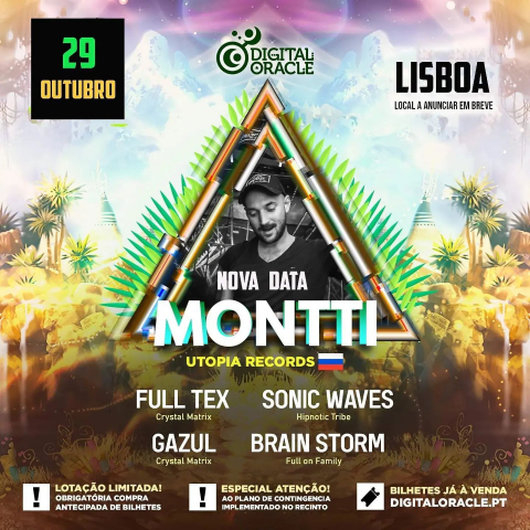 29 Outubro - Digital Oracle - MONTTI @ Infinity CLUB