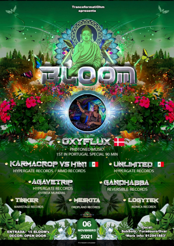 6 Novembro - Tranceformati'Ohm Org - BLOOM