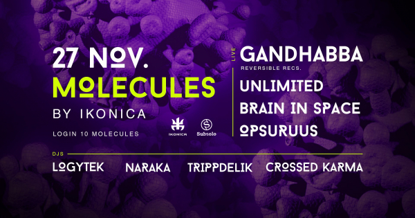 27 Novembro - MOLECULES @ Subsolo