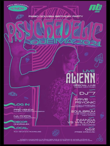 4 Novembro - Psychedelic Queima 2021