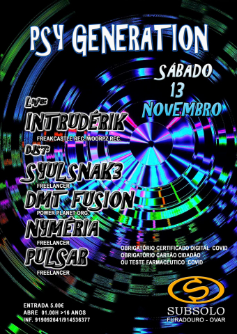 13 Novembro - Psy Generation