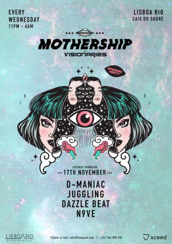 17 Novembro - VISIONARIES presents MOTHERSHIP 👽🛸